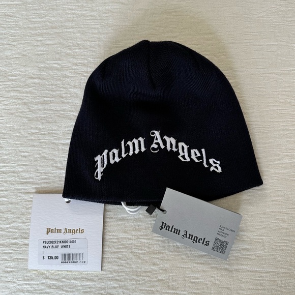 Kids child Palm Angels Beanie Hat display picture 3